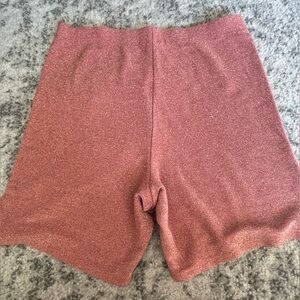 Victoria’s Secret Sparkly Pink Biker Shorts Size Large